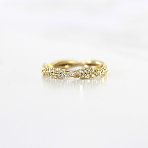 THE SHISHIKUI Slice diamond ring