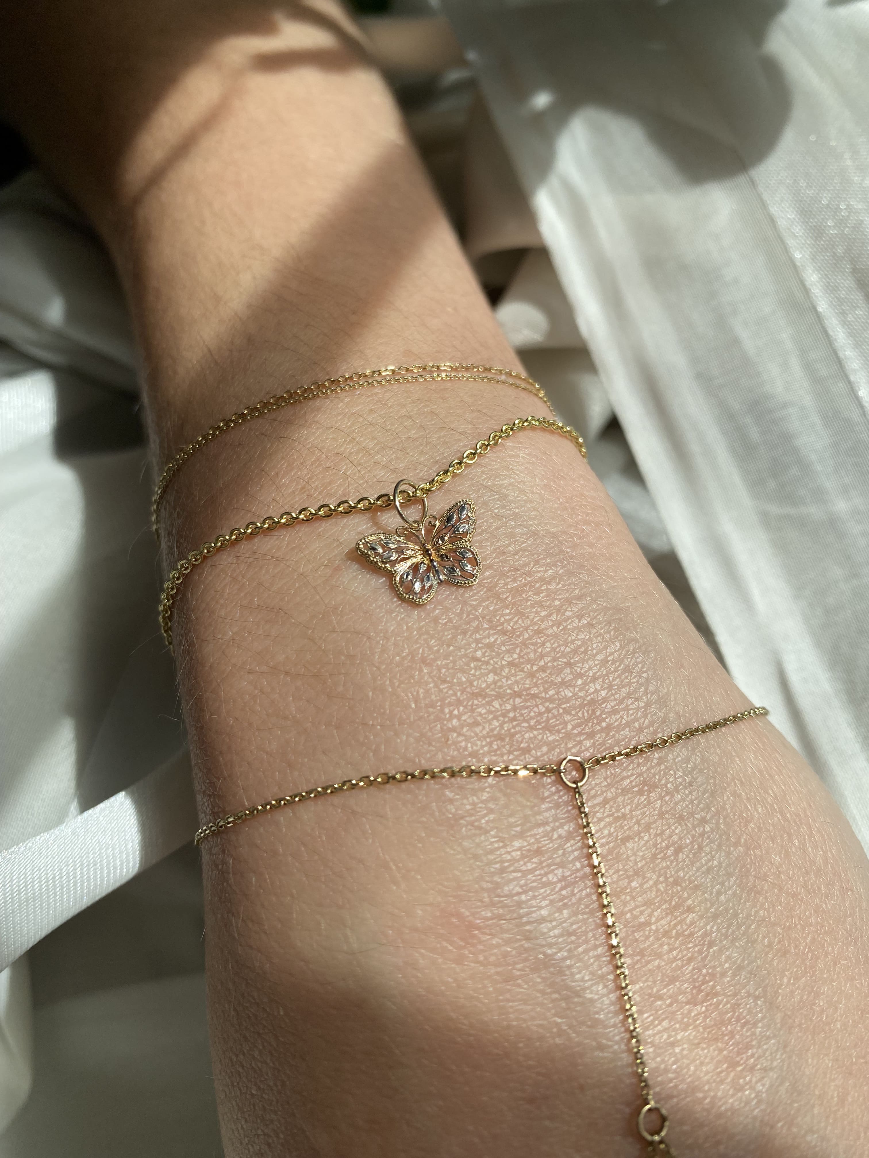 Rae Butterfly Diamond Bracelet – DIVAA by ORRA