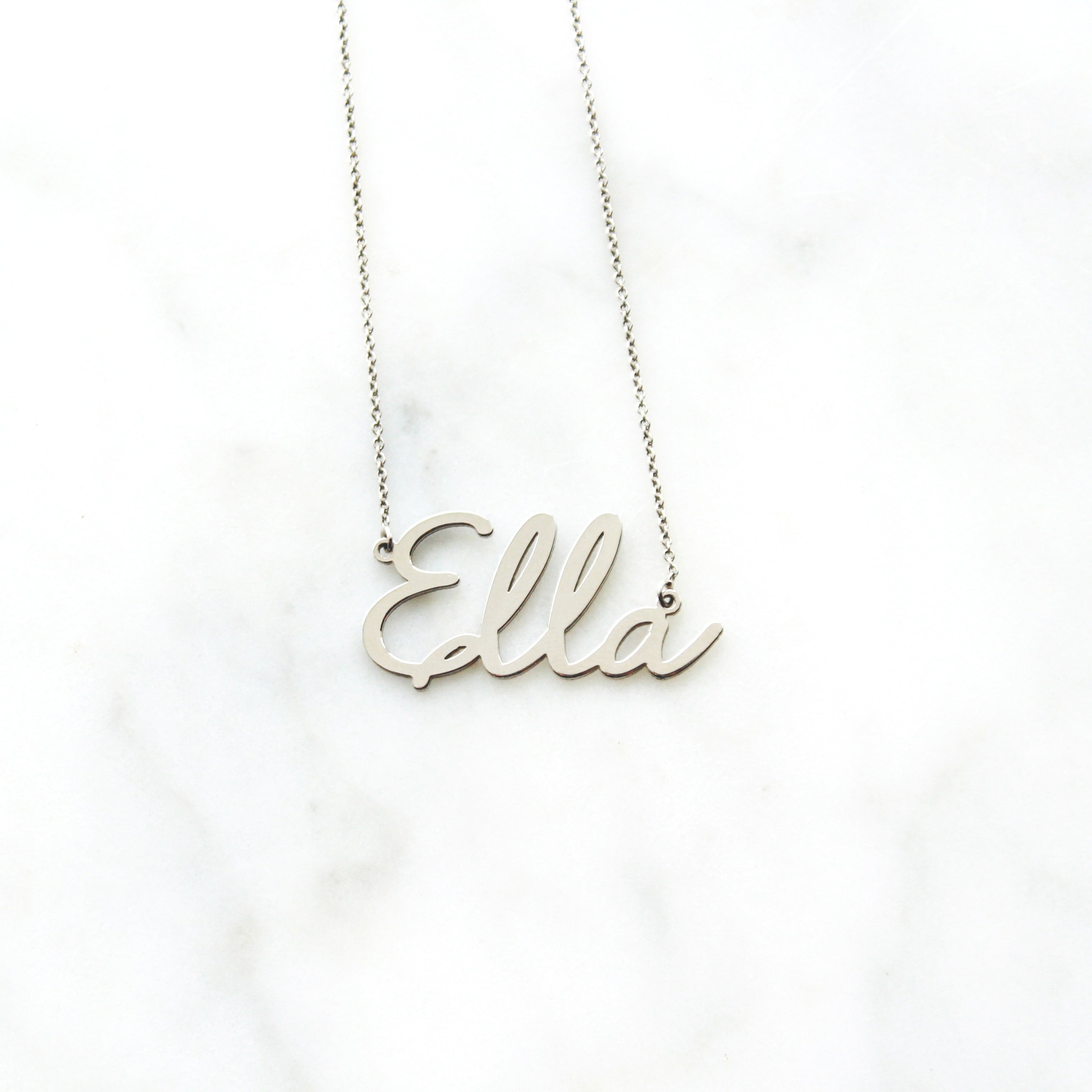 Script Name Necklace