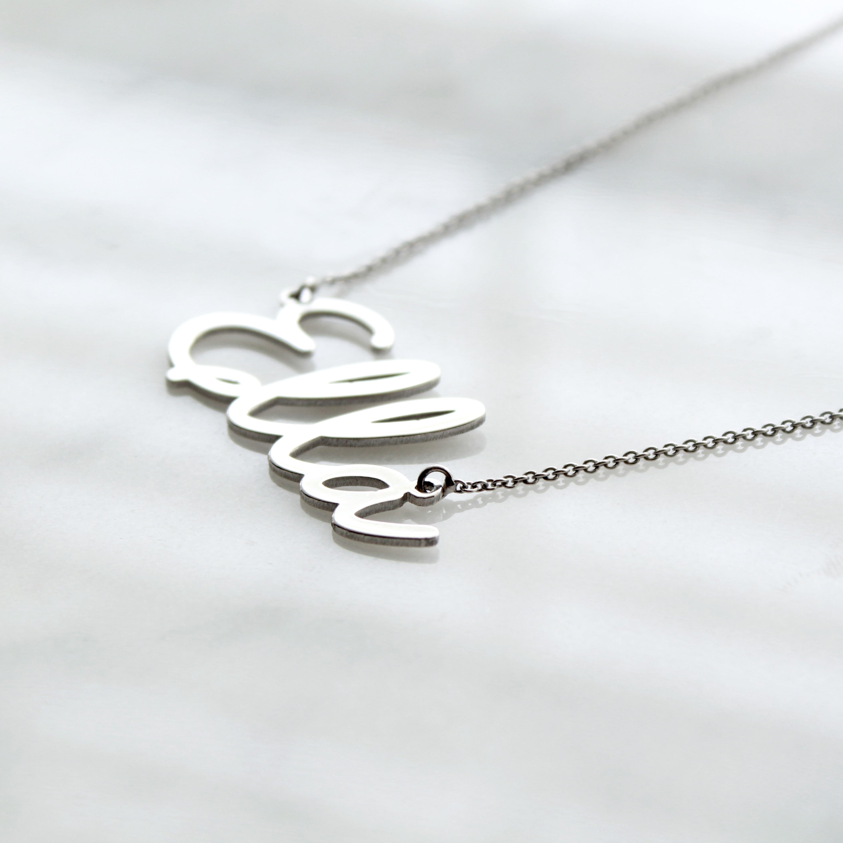 Script Name Necklace