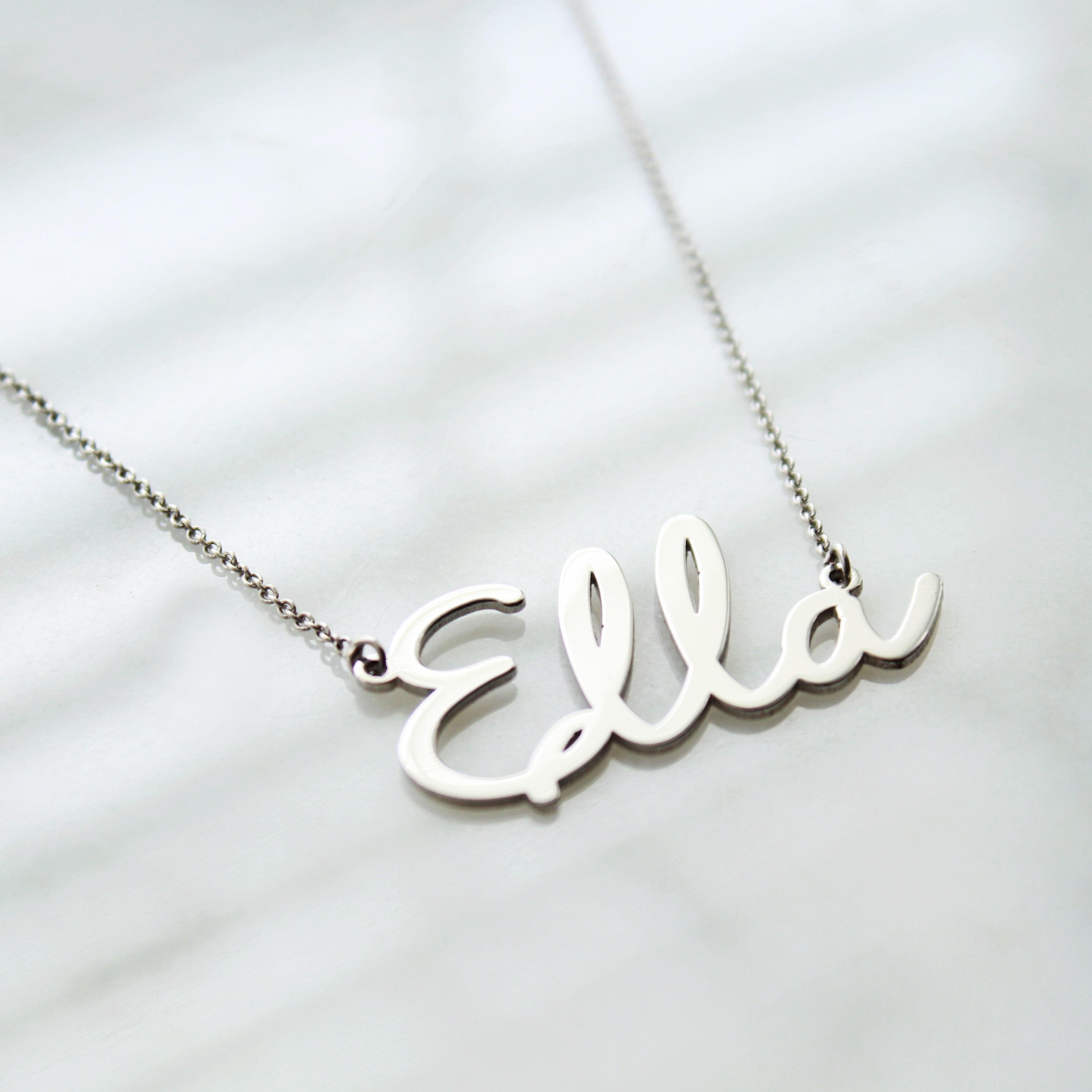 Script Name Necklace