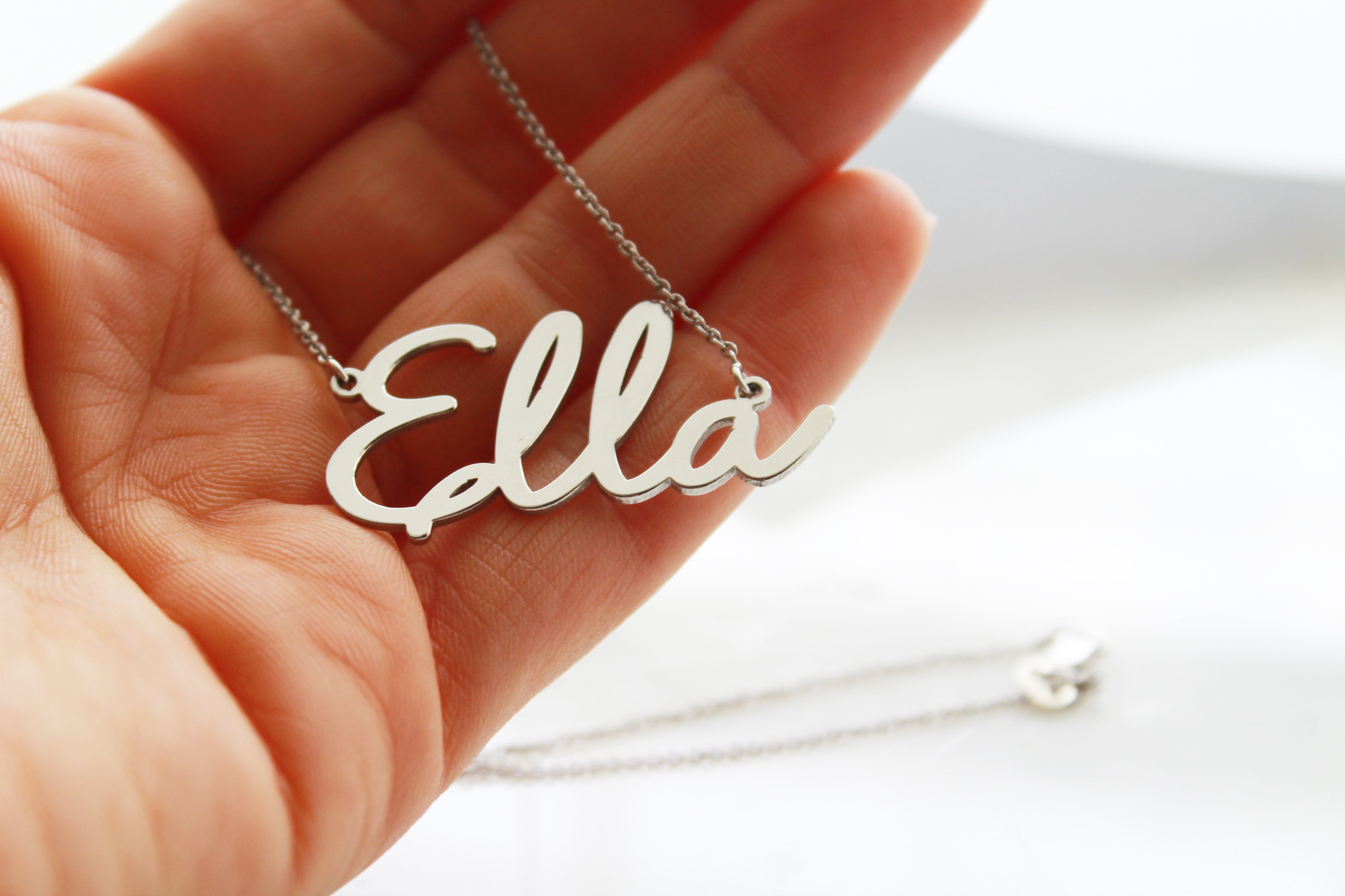 Script Name Necklace