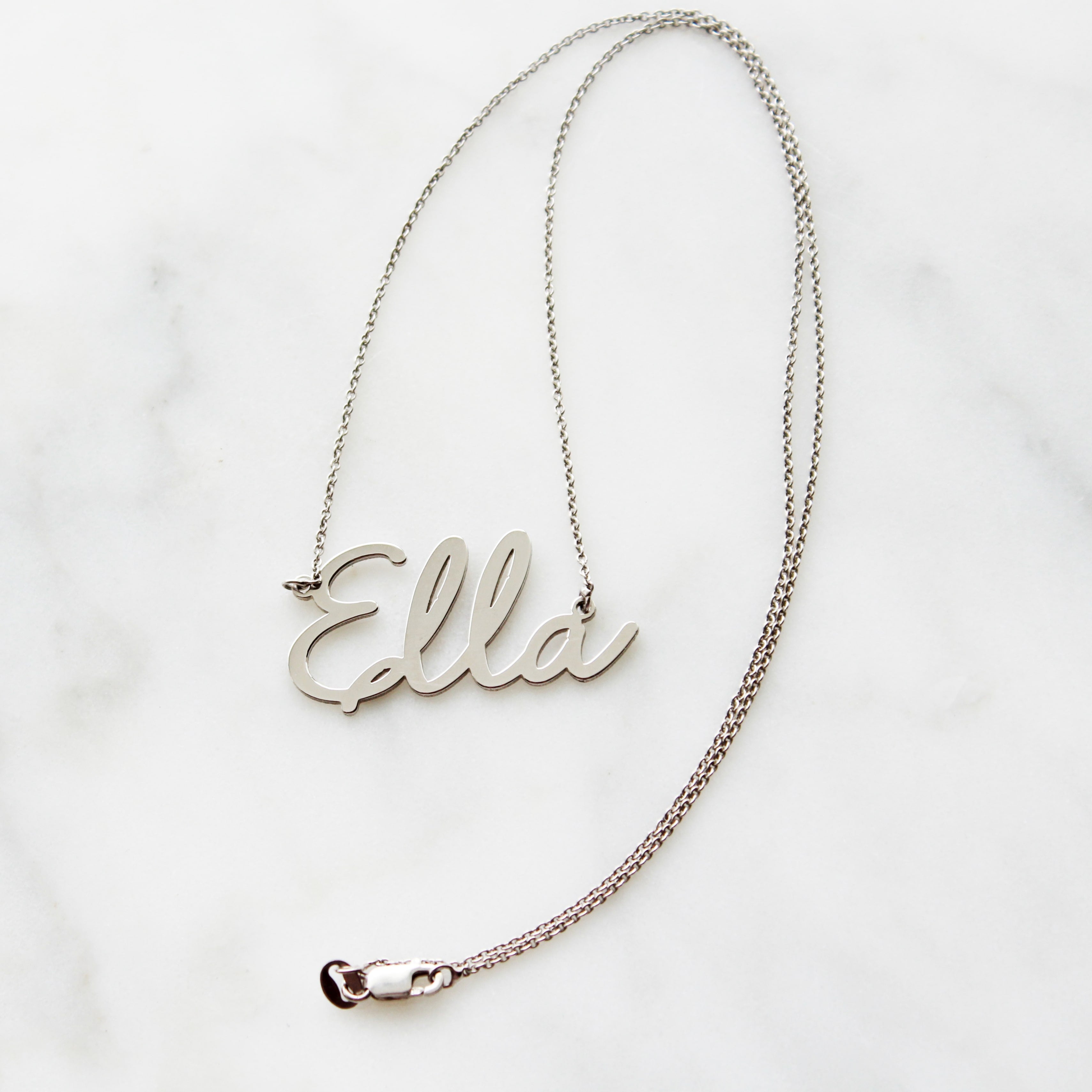 Script Name Necklace