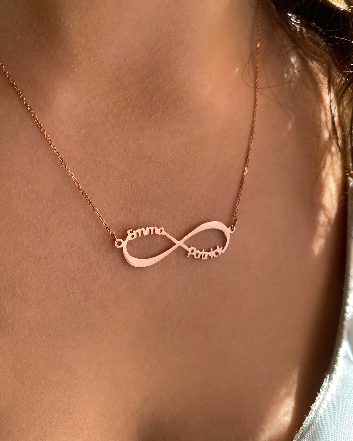 Personalizable Infinity Necklace