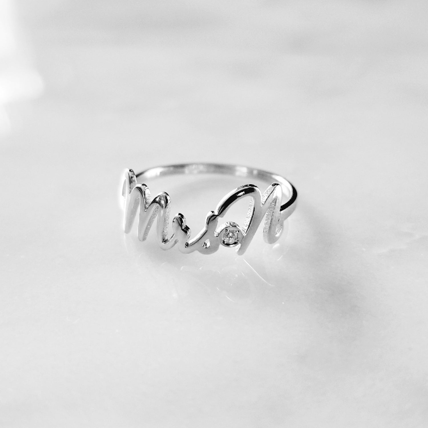 Script Name Ring/Mrs Wedding Band