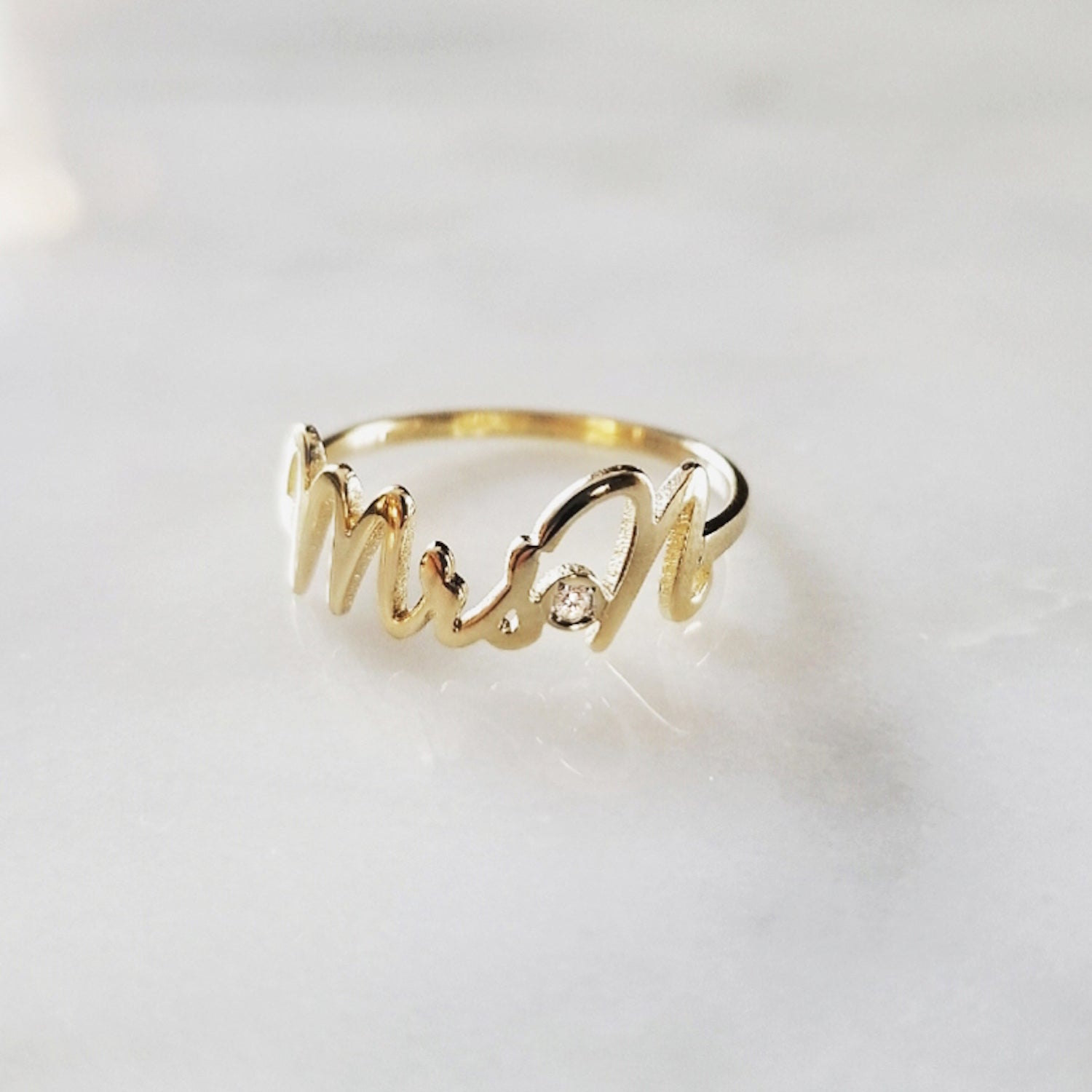 Name Ring , Gold Name Ring , Dainty Gold Name Ring , Personalized Jewelry ,  Name Jewelry , Silver Name Ring, Mothers Day Gift - Etsy