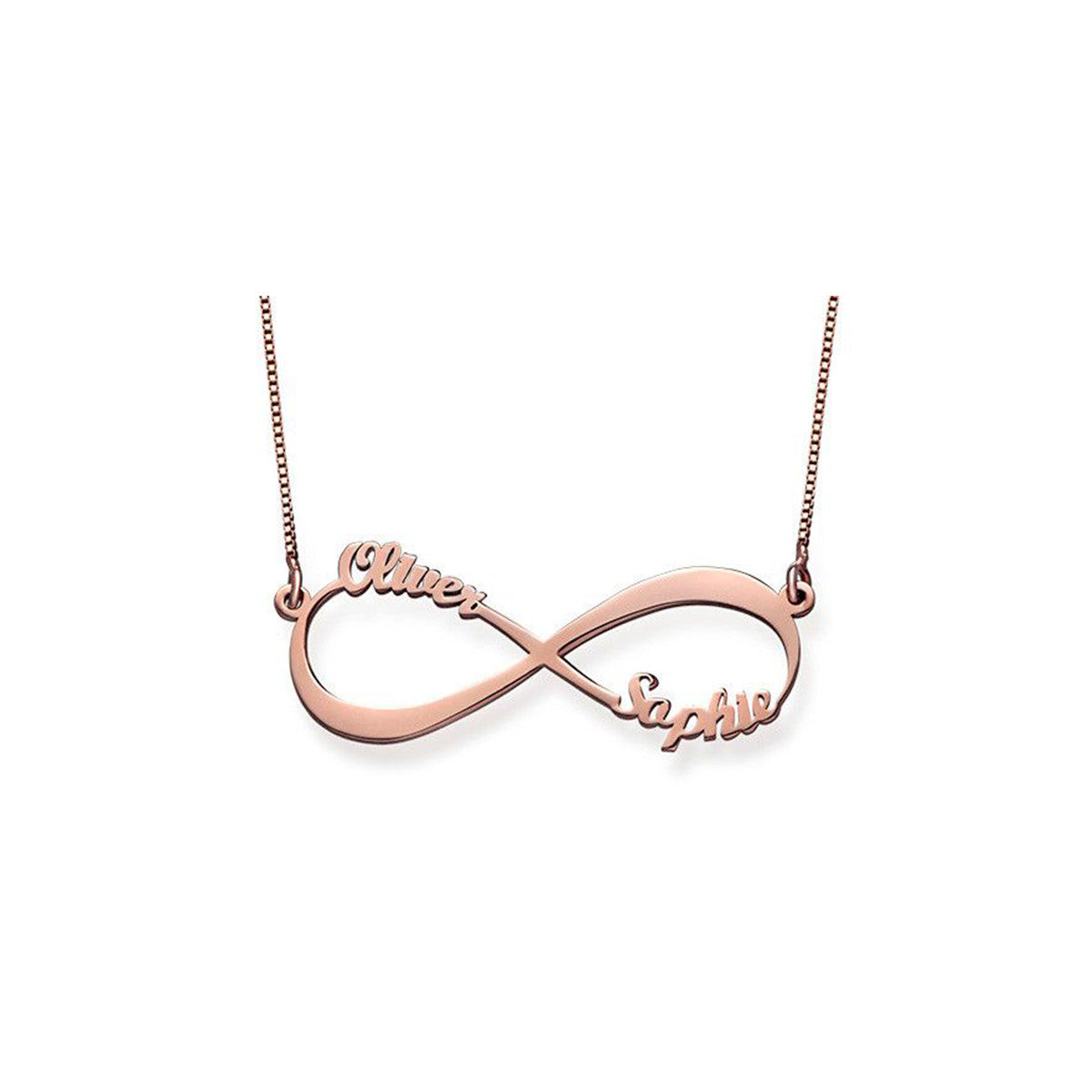 Personalizable Infinity Necklace