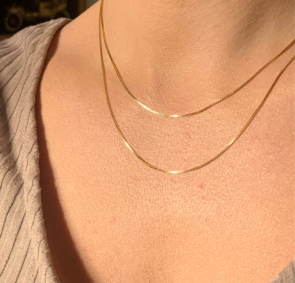 14k Box Chain