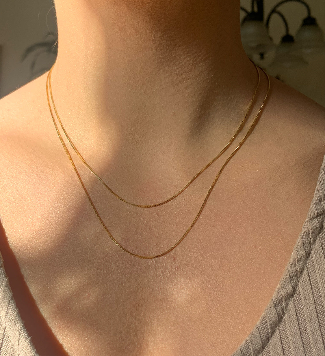 14k Box Chain