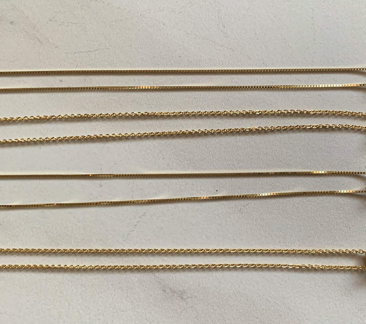 14k Box Chain