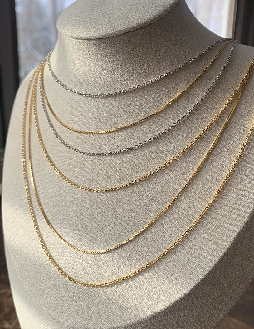 14k Box Chain