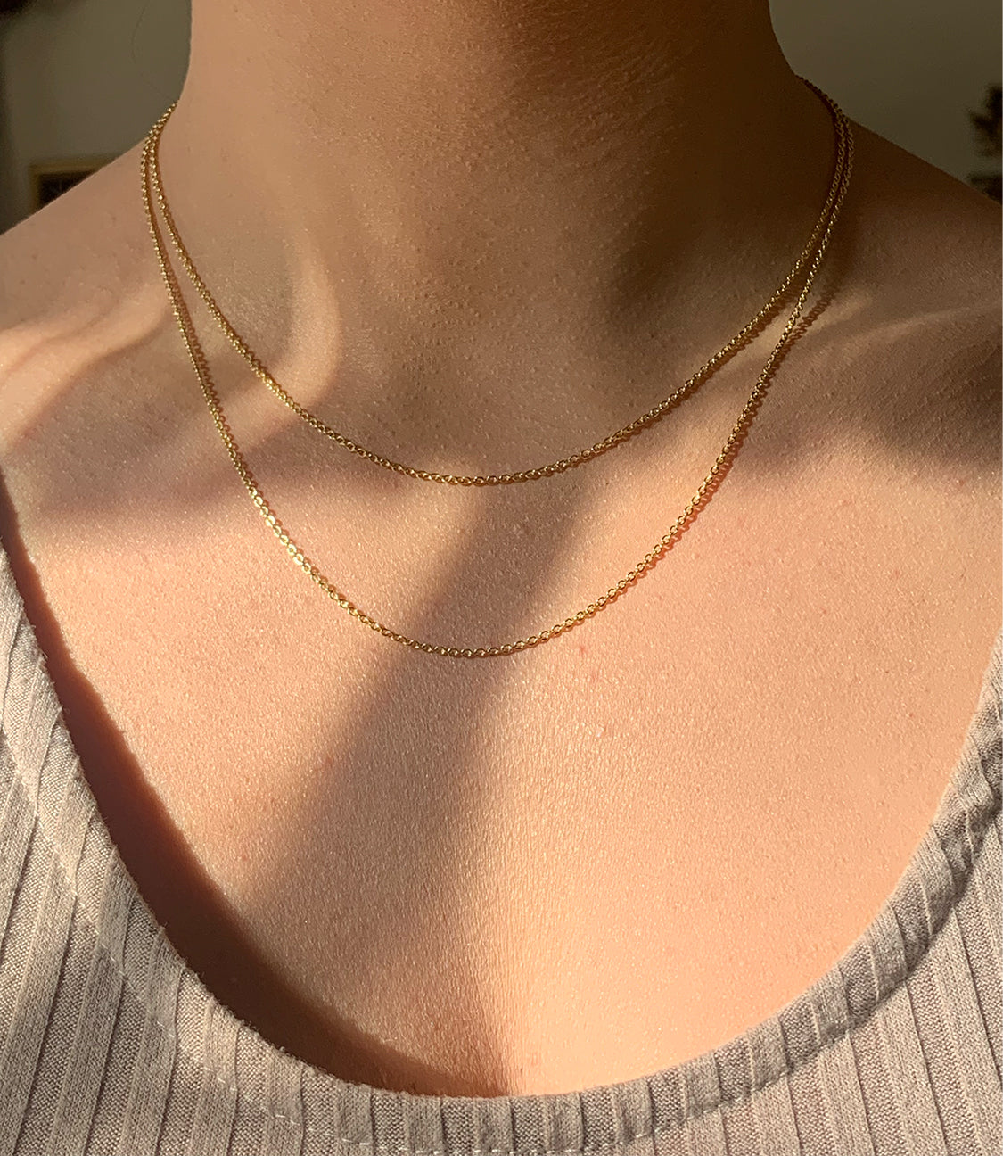 14k Cable Chain